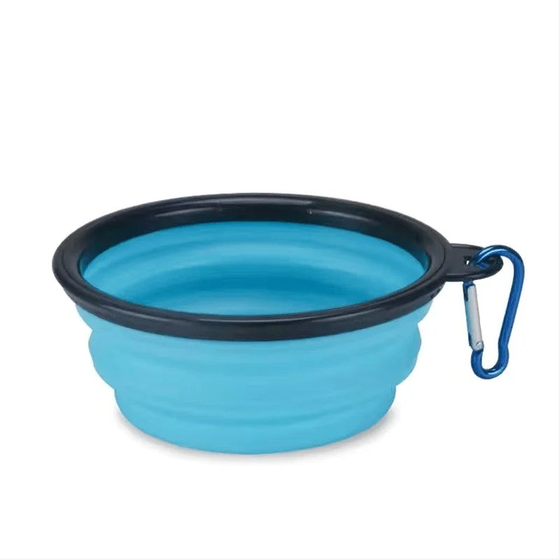 Dog Bowl: Portable Pet Bowl - Durable TPR, Collapsible for Travel