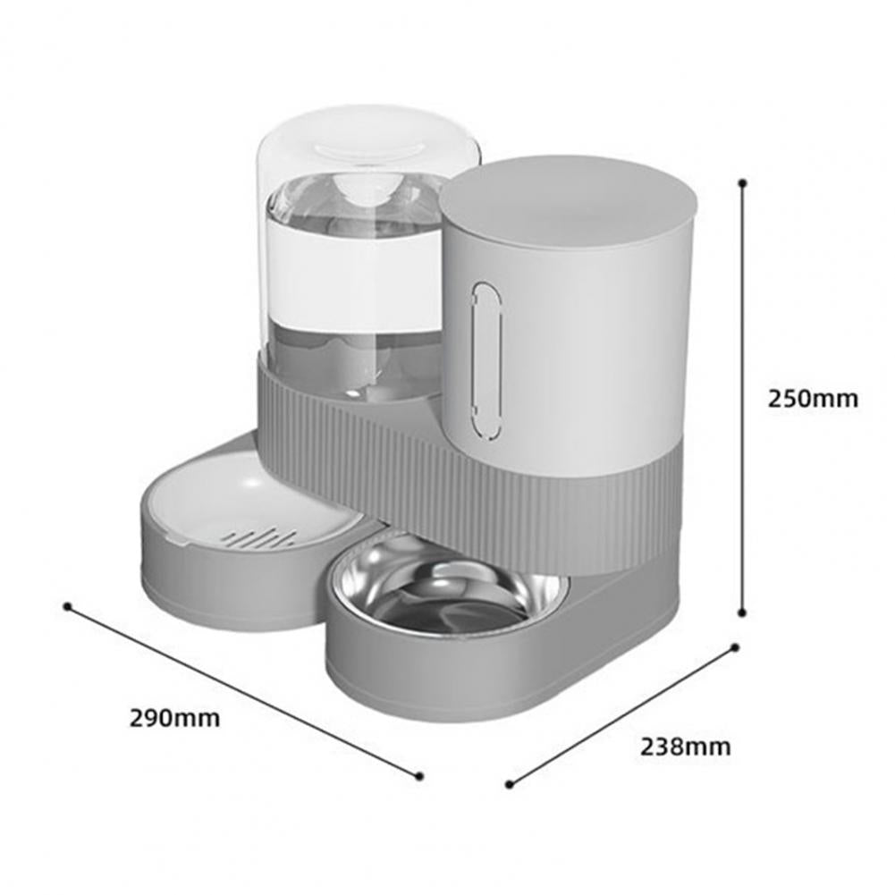 Automatic Cat Feeder & Water Dispenser Set for Pets