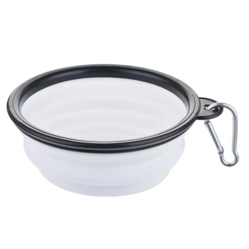 Dog Bowl: Portable Pet Bowl - Durable TPR, Collapsible for Travel