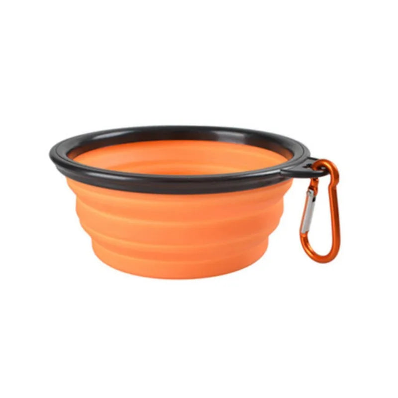 Dog Bowl: Portable Pet Bowl - Durable TPR, Collapsible for Travel
