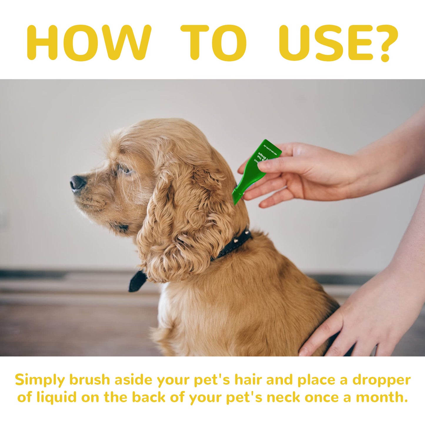 Dog Tick Flea Treatment Drops: Repel Fleas, Healthy Skin, Glossy Coat