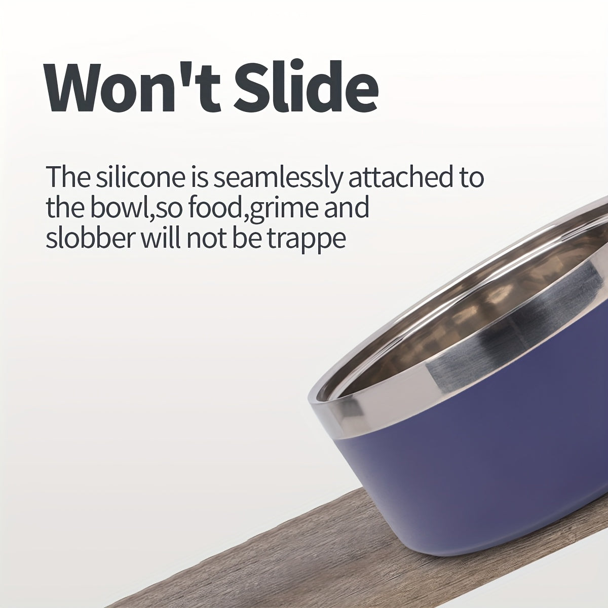 Premium Dog Bowl: Large Stainless Steel with Non-Slip Mat