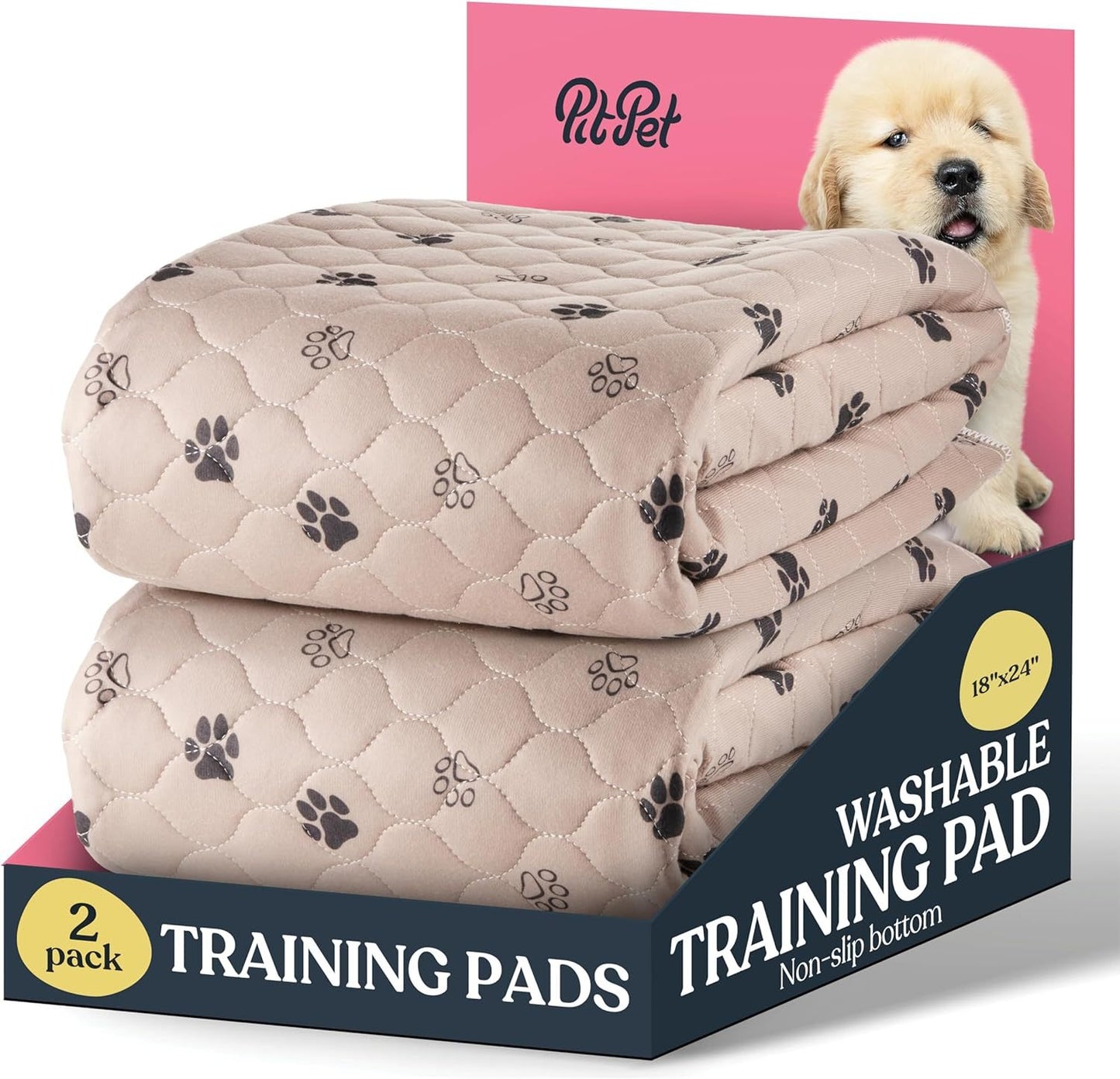 Washable Dog Pad Pee: Reusable Anti-Slip Pet Bed Mat