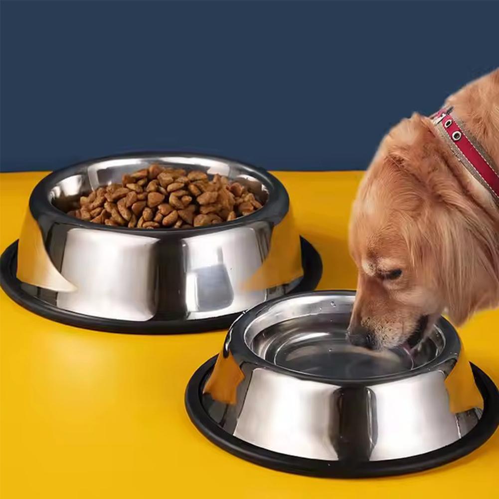 Steel Cat Bowl - Durable Pet Feeder for Cats & Dogs