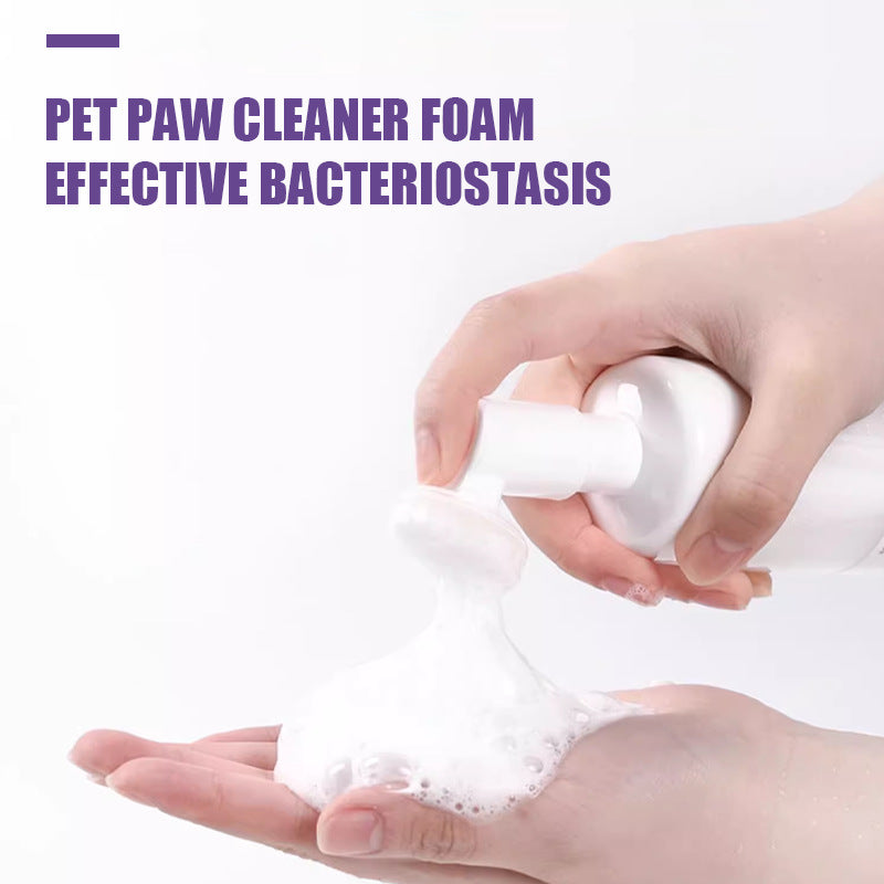 Rinse-Free Dog Paw Cleaner 150ml - Silicone Brush Included