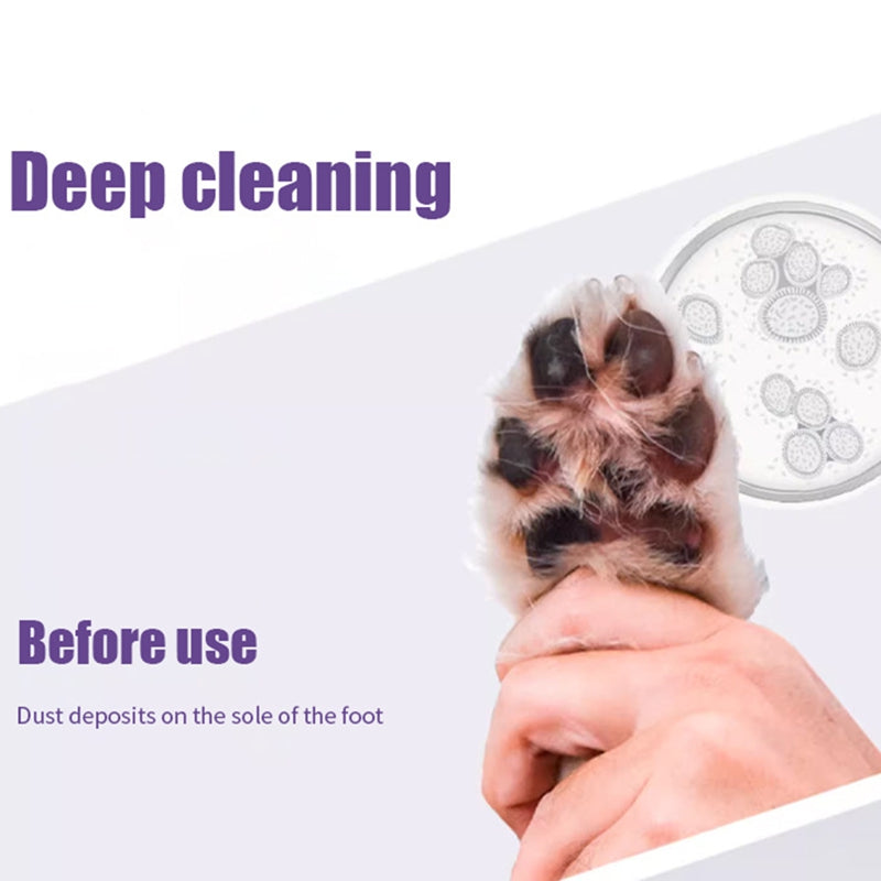 Rinse-Free Dog Paw Cleaner 150ml - Silicone Brush Included