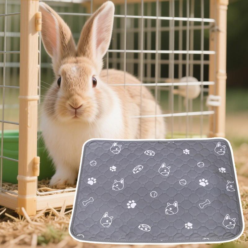 Non-Slip Bunny Pee Pads: Washable Floor Protectors for Small Pets