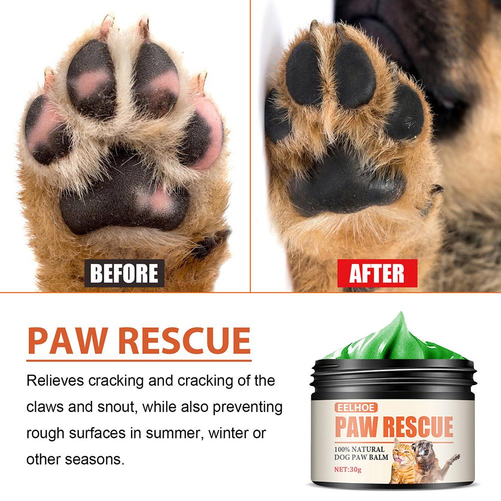 Dog Paw Balm 30g - Moisturizer for Dry, Cracked Paws