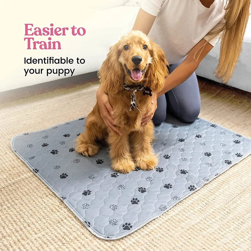 Washable Dog Pad Pee: Reusable Anti-Slip Pet Bed Mat