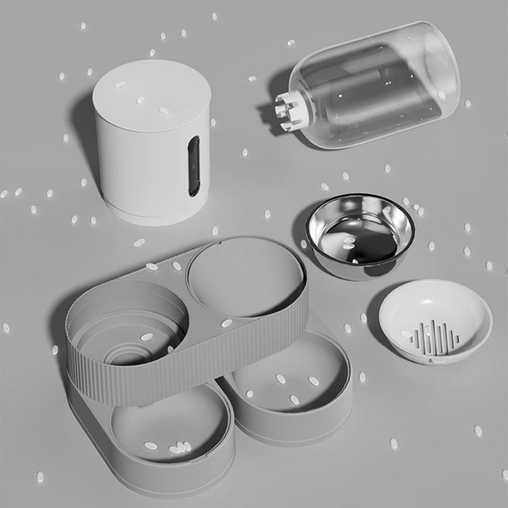 Automatic Cat Feeder & Water Dispenser Set for Pets