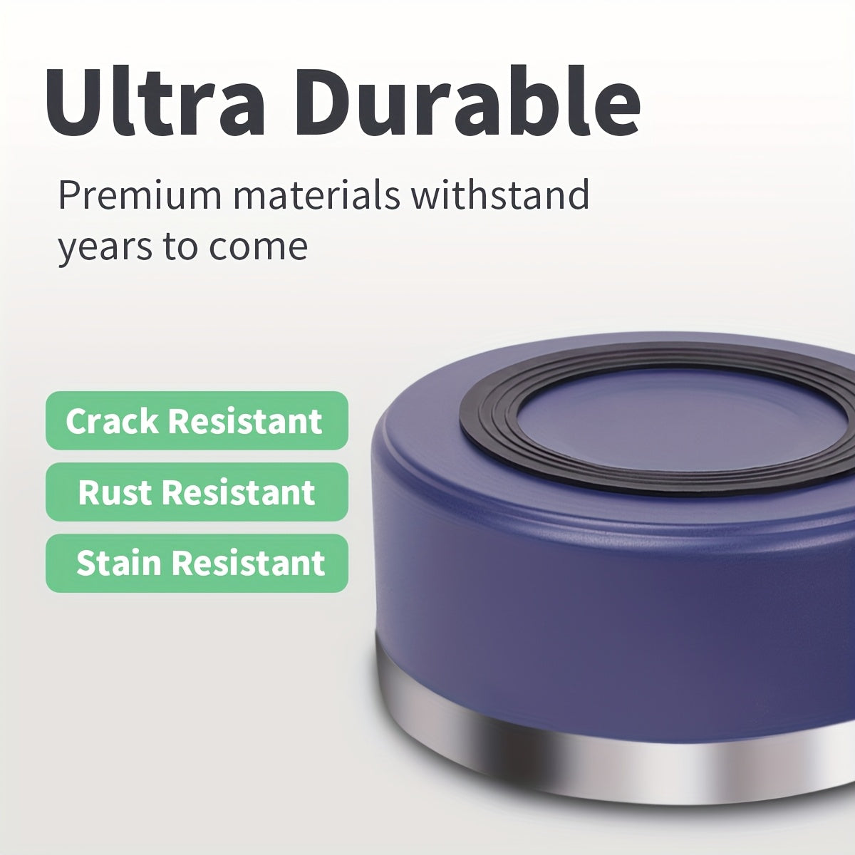 Premium Dog Bowl: Large Stainless Steel with Non-Slip Mat