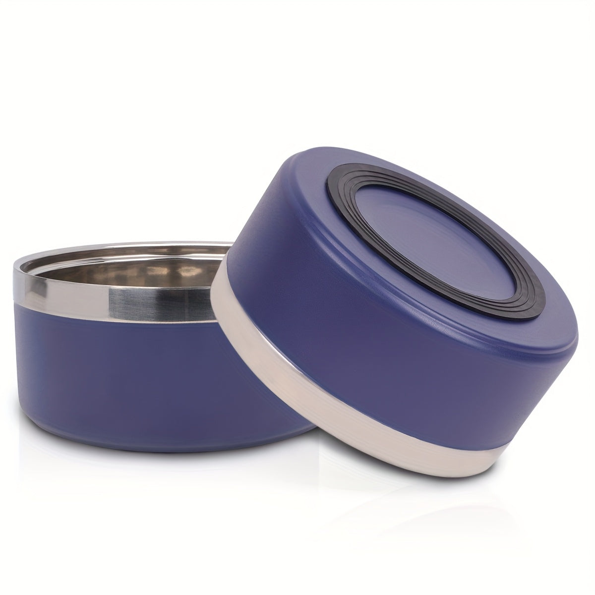 Premium Dog Bowl: Large Stainless Steel with Non-Slip Mat