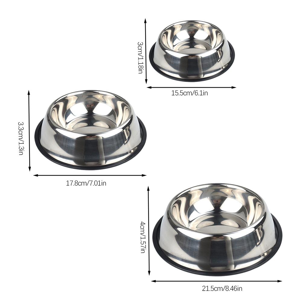 Steel Cat Bowl - Durable Pet Feeder for Cats & Dogs