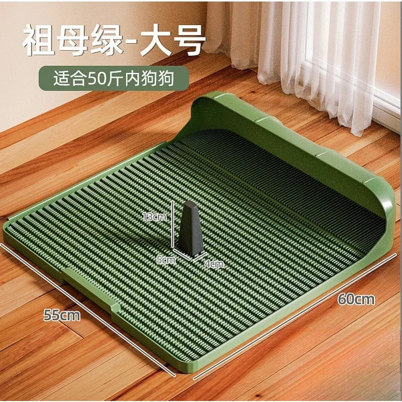 Integrated Extra Large Dog Potty Tray, Indoor Pet Toilet Basin for Small Medium Large Dogs and Golden Retriever