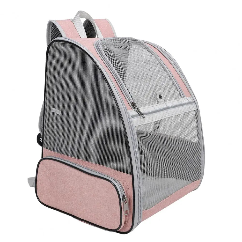 Pet Carrier Mesh Backpack for Cats & Small Dogs - Breathable