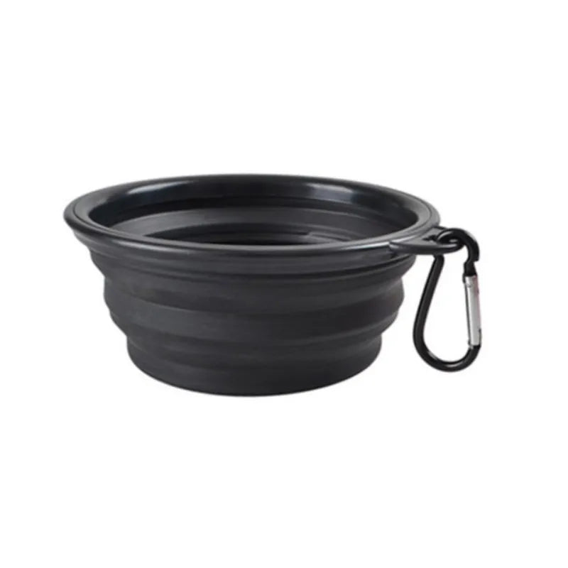 Dog Bowl: Portable Pet Bowl - Durable TPR, Collapsible for Travel