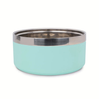 Premium Dog Bowl: Large Stainless Steel with Non-Slip Mat