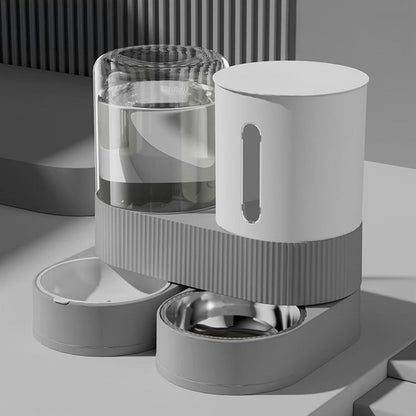 Automatic Cat Feeder & Water Dispenser Set for Pets