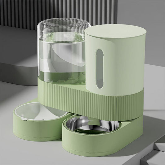 Automatic Cat Feeder & Water Dispenser Set for Pets