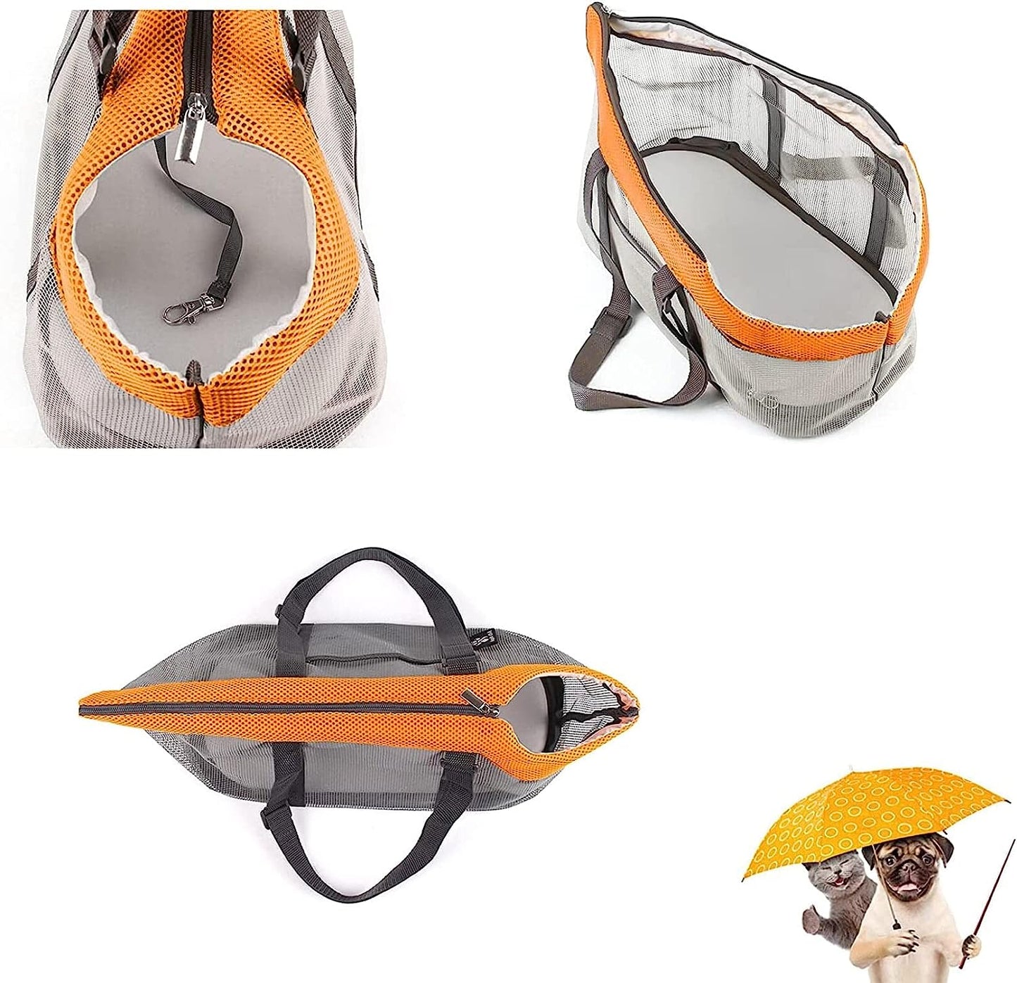 Dog Carrier Bag: Soft-Sided Mesh for Small Dogs & Cats