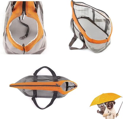 Dog Carrier Bag: Soft-Sided Mesh for Small Dogs & Cats