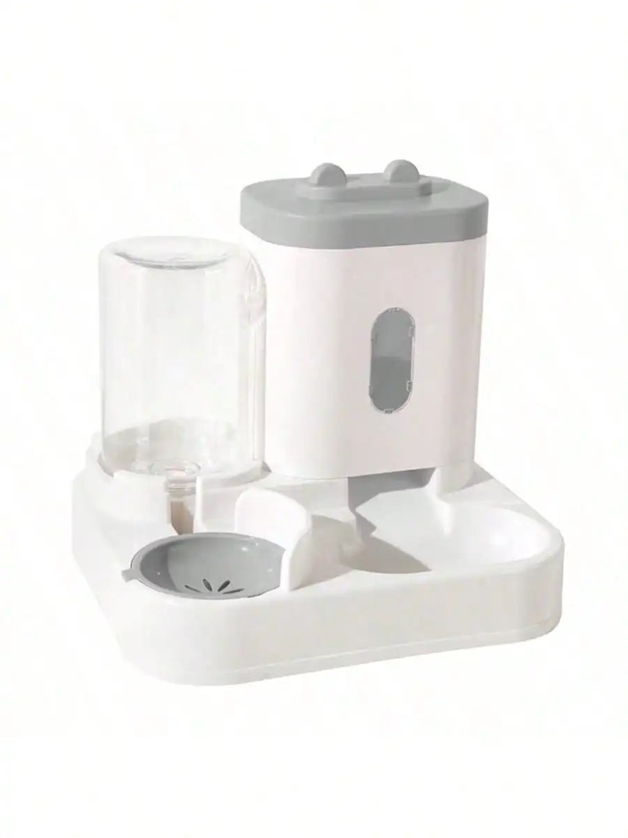 Automatic Cat Water Dispenser & Feeder - Spill-Proof Design