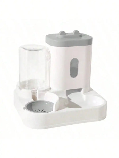 Automatic Cat Water Dispenser & Feeder - Spill-Proof Design