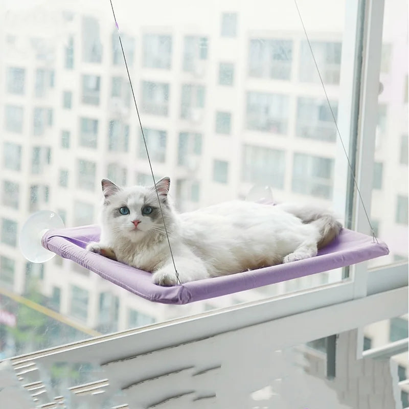 Cat Bed: Cat Hammock Window Seat - 20kg Support, Cozy & Sunny
