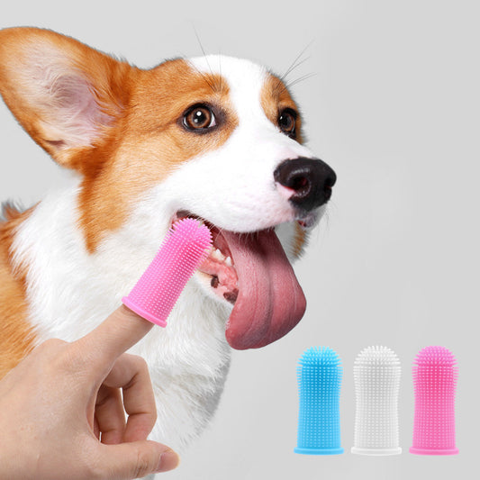 Dog Toothbrush - Soft Silicone Teeth Cleaner