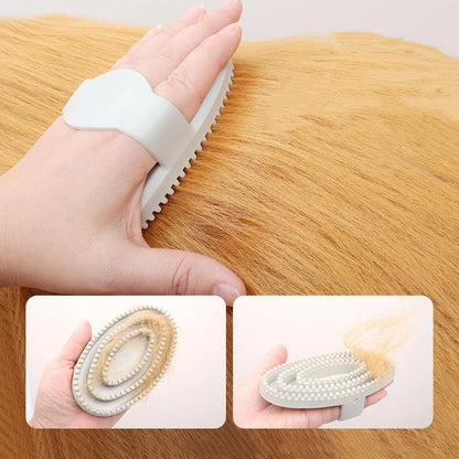 Fashional Puppy Wash Tools Flexible Pets Supplies Massage Rubber Bristles Curry Comb Dog Bath Brush Cat Massage Comb