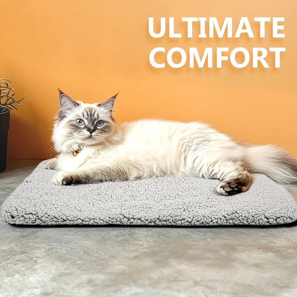 Cat Heating Pad: Pet Self-Heating Blanket Pad - Reflective & Washable Mat