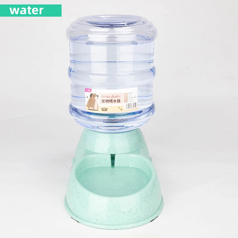 Dog Feeder Bowls: Large Capacity & Auto Water Dispenser