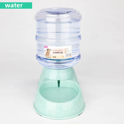 Dog Feeder Bowls: Large Capacity & Auto Water Dispenser