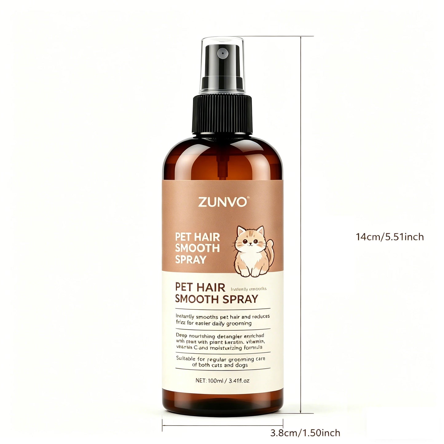 No-Rinse Dry Shampoo For Dogs & Cats, Water-Free Formula For Convenient Pet Cleaning