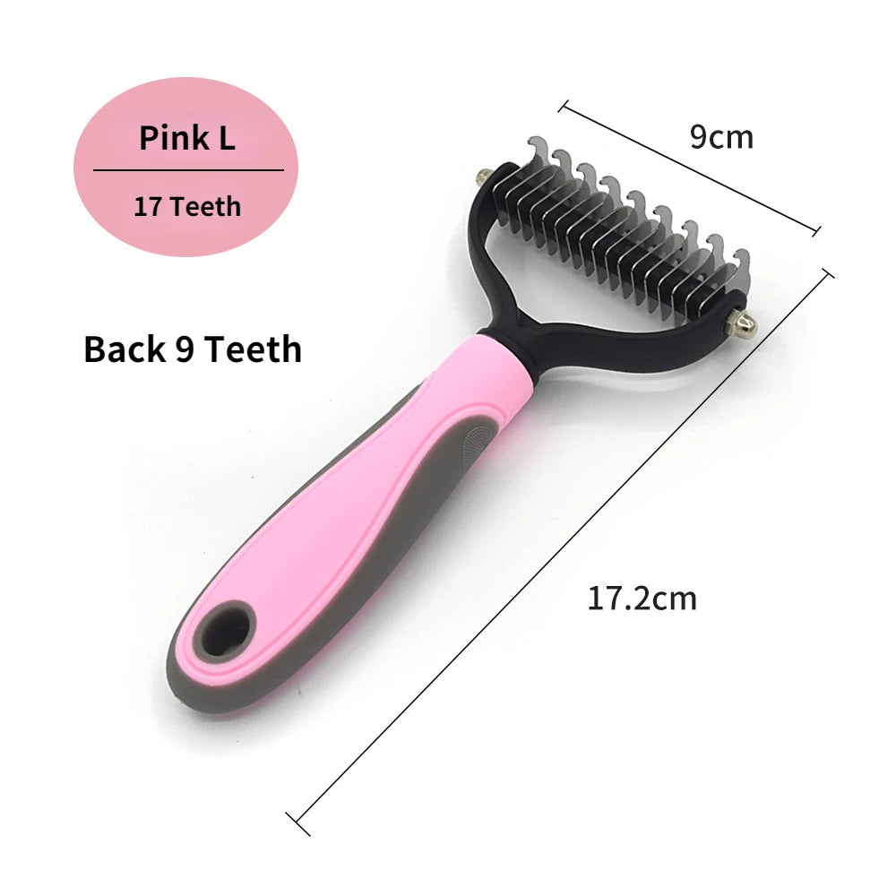 Dog Brush - Dog Hair Remover & Knot Cutter