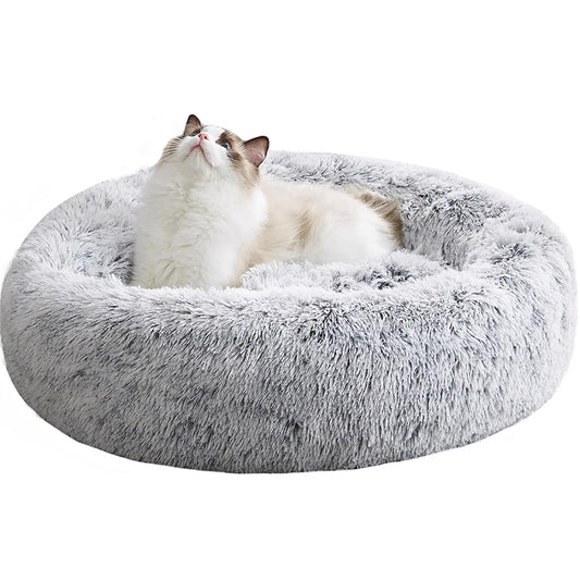 Pet Bed - Warm Plush Machine Washable & Detachable