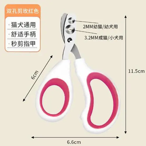Pet Nail Clippers: Anti-Bleed Professional Grooming Tool