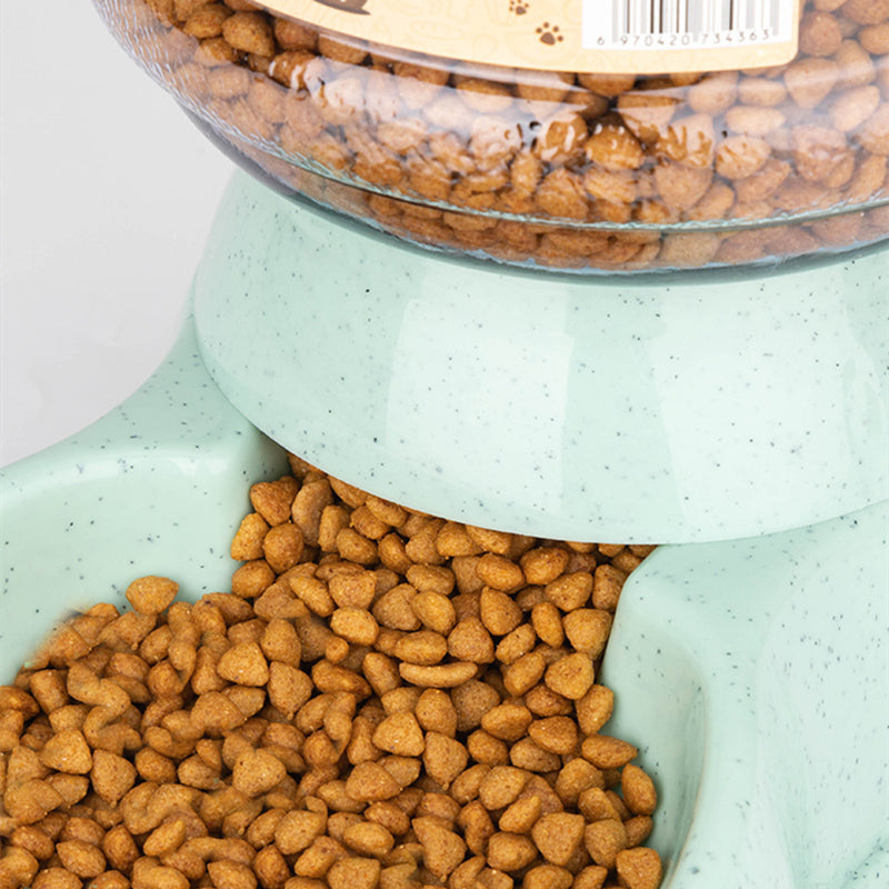 Dog Feeder Bowls: Large Capacity & Auto Water Dispenser