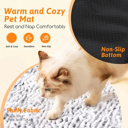 Cat Heating Pad: Pet Self-Heating Blanket Pad - Reflective & Washable Mat