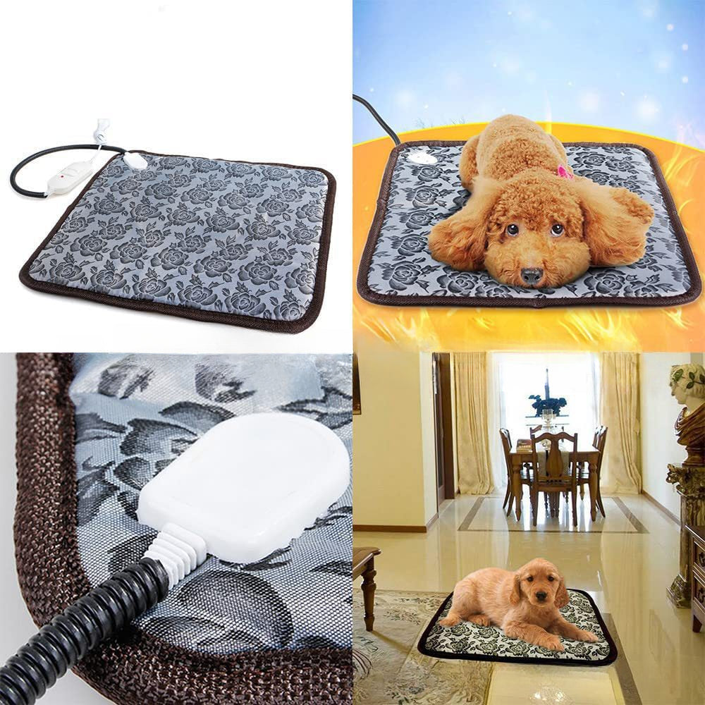 Cat Heating Pad: 18x18in Waterproof Smart Thermostat Mat