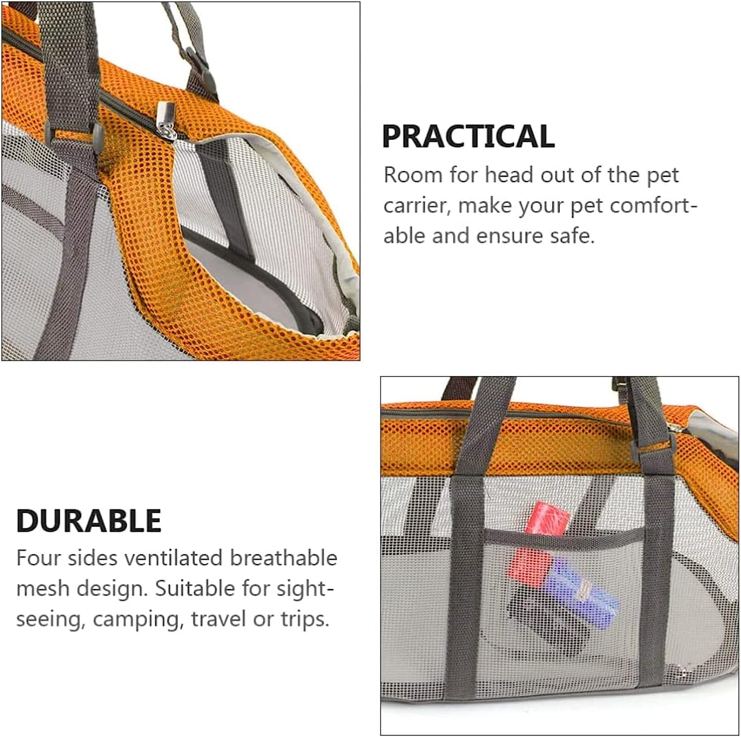 Dog Carrier Bag: Soft-Sided Mesh for Small Dogs & Cats