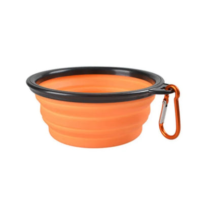 Dog Bowl: Portable Pet Bowl - Durable TPR, Collapsible for Travel
