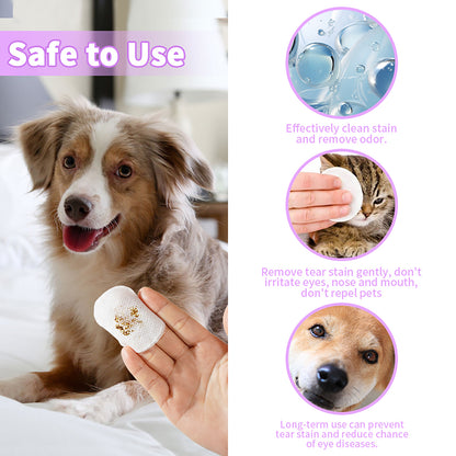Dog Wipes: Tear Stain Remover for Pets, No Irritation