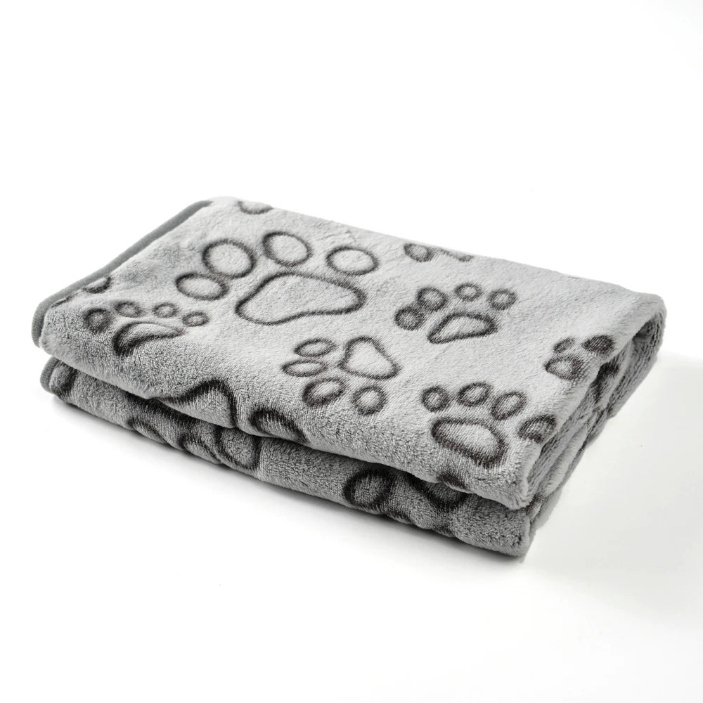 Dog Bed Mat - Soft Cozy Bone Star Avocado Print