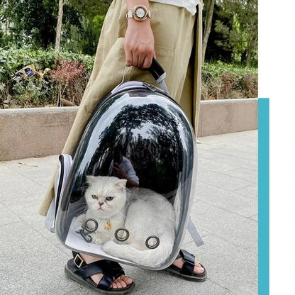 Transparent Breathable Portable Space Capsule Pet Carrier Backpack for Dog Cat Carrying Transport Bag
