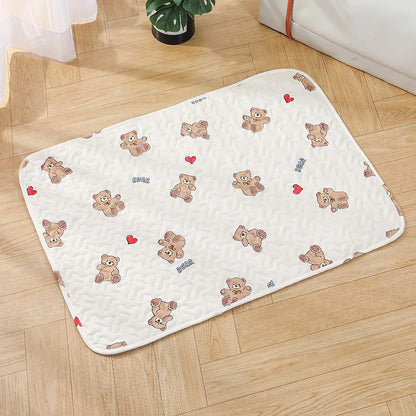 Summer Mat Pet Cooling Ice Blanket Mat Moisture Proof Dog Floor Sofa Cushion Skin Friendly Cat Sleep Breathable Pet Bed Covers