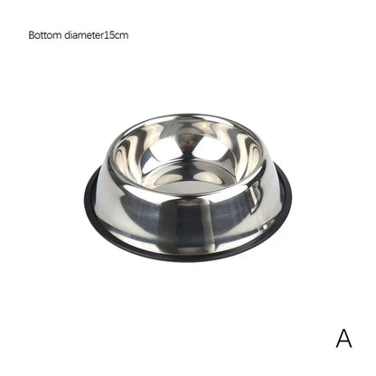 Steel Cat Bowl - Durable Pet Feeder for Cats & Dogs