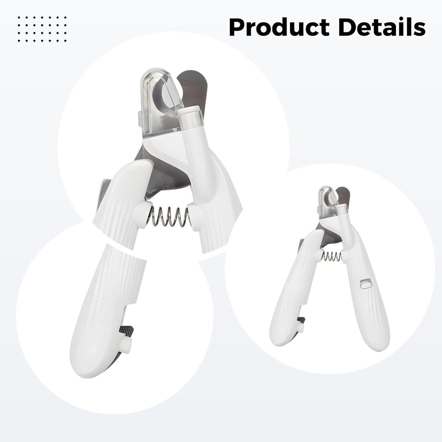 Pet Nail Clippers LED Light - Dog Cat Grooming Scissors