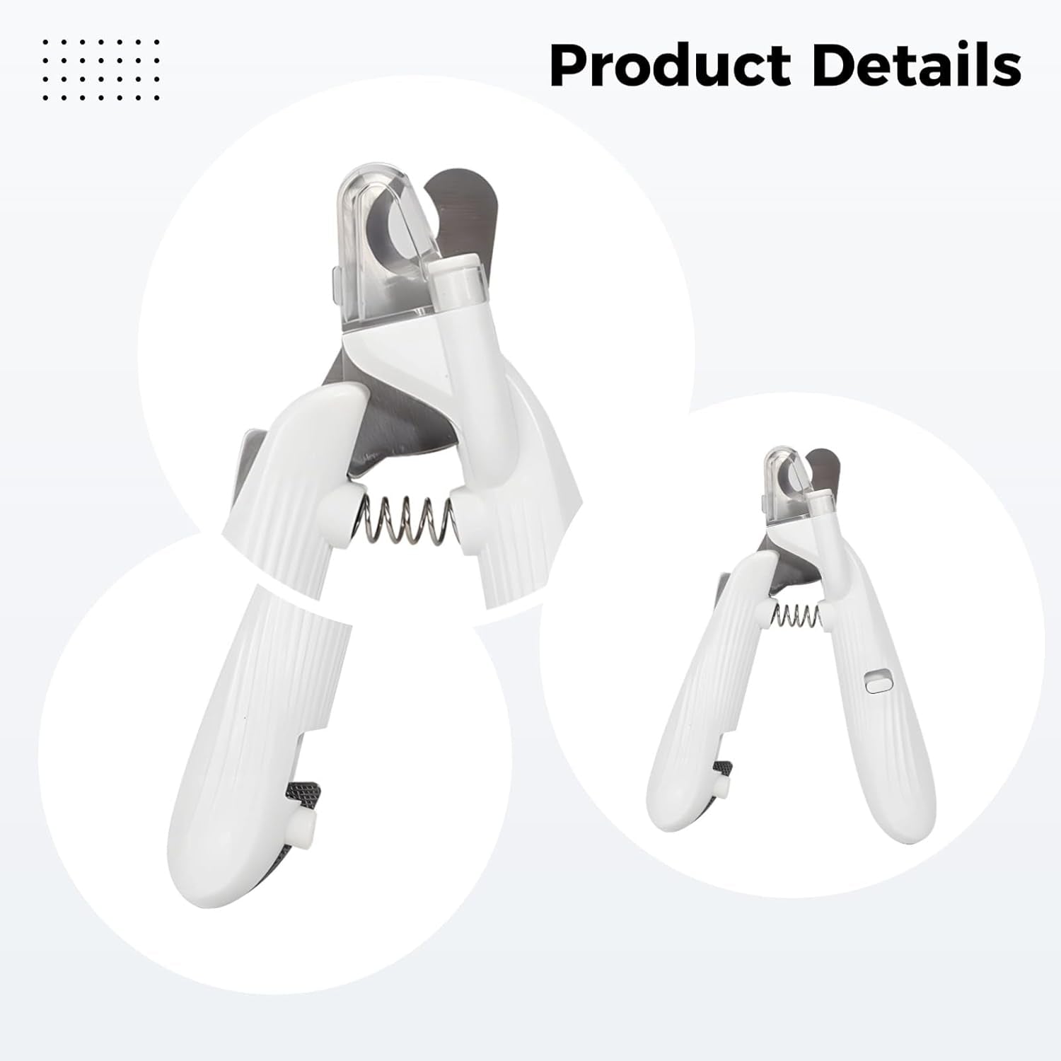 Pet Nail Clippers LED Light - Dog Cat Grooming Scissors