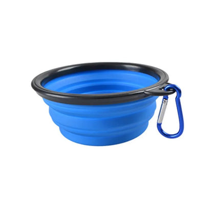 Dog Bowl: Portable Pet Bowl - Durable TPR, Collapsible for Travel